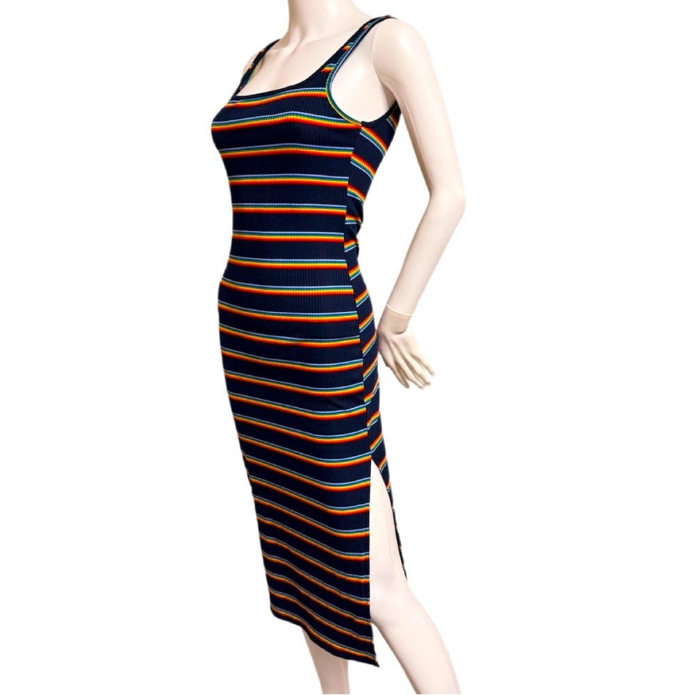 Rainbow Midi Dress